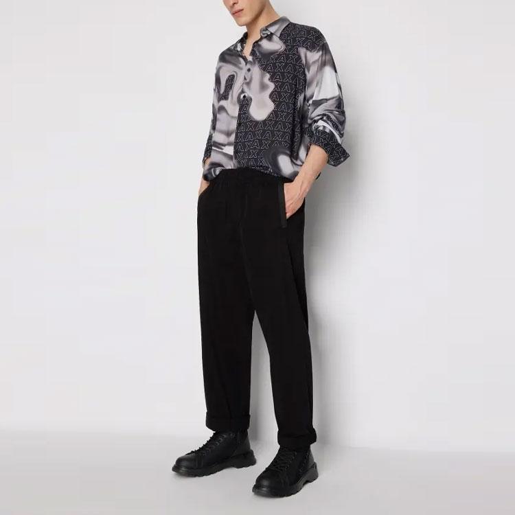 ARMANI EXCHANGEAE FW23 Shirt Men's Black 6RZC10-ZNRNZ-22BS
