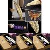 Vintage Metal Butterfly Feather Bookmark With Realistic 3d Pendant