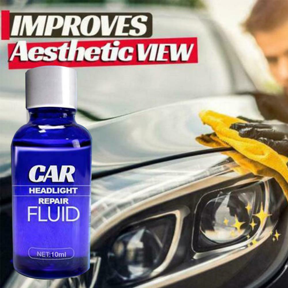 Car Headlight Restoration Kit Headlamp Scratch Remover Repair Refurbish Long Lasting UV Protection Car Polish Liquid Cleaners
