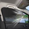 1-2PCS Duplex Magnetic Car Curtains for Sunshade and Privacy Protection Block UV Rays Exterior Accessories Side Window Sunshades