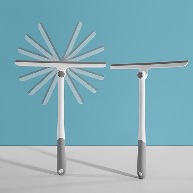 Soft Glass Scraper Wiper Window Brush Cleaner Car Window Washing Squeegee Tool