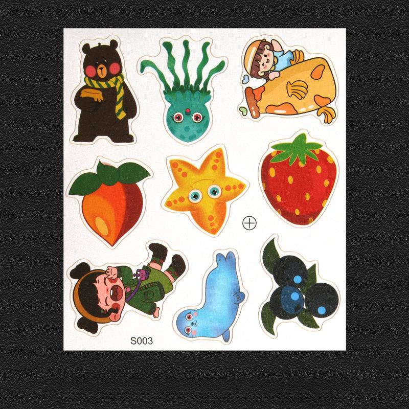 Cartoon Down Jacket Patch Sticker, Clothes Hole Decoration Pattern Decal, Self-Adhesive And Non-Marking Repair Repair Cloth Sticker