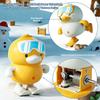 Wind-Up Skiing Duck Toy – Battery-Free Educational Toddler Plaything with Waddling Motion