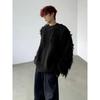 Maglione Lento Stile Coreano Autunno e Inverno Moda Scollo Tondo Manica Lunga Top Casual