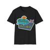 Unisexowy miękki bawełniany T-shirt. Bar i Grill Bubby. Pośpiech