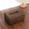 Waterproof Solid Wood Paper Box Retro Storage Box Eco-Friendly Wooden Tissue Box  Interior Design