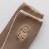 Women'S Cartoon Bear Socks Korean Casual Stockings Soft Cotton Socks Autumn Coffee Stockings Kawaii Women Socks Women Hosiery