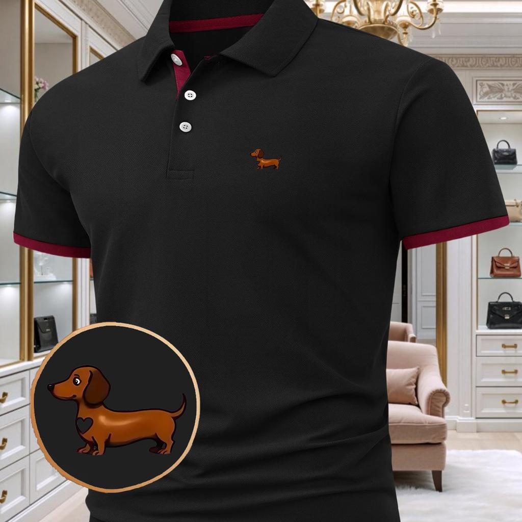 Men's Stretch Athletic Polo Shirt Quick Dry Lightweight Short Sleeve Golf Tennis Shirt for Outdoor Sports