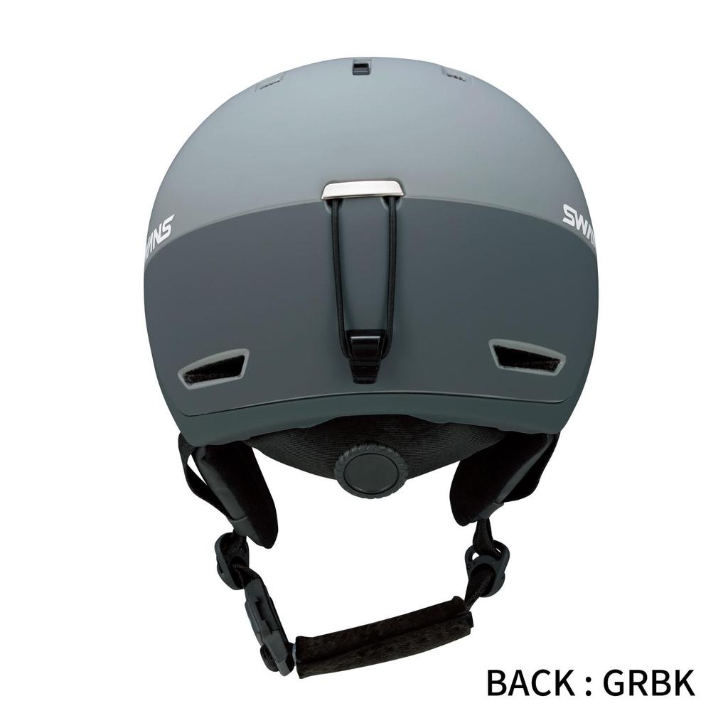 SWANS Adult Helmet P2 Size L Smoke Size Sizes Ski/Snowboard HSF-241 GRBK, (58cm-61cm), Blue, Lightweight, Dial-Type Adjustment, Open/Close