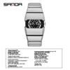In-Stock Black Tech Y2K Alien Armor Retro Watch with Luminous High-End Finish