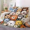 1pc Bear Collection Blanket, Lightweight Flannel Throw Blanket For Sofa, Bed, Travel, Camping, Living Room, Office, Couch, Chair, And Bed