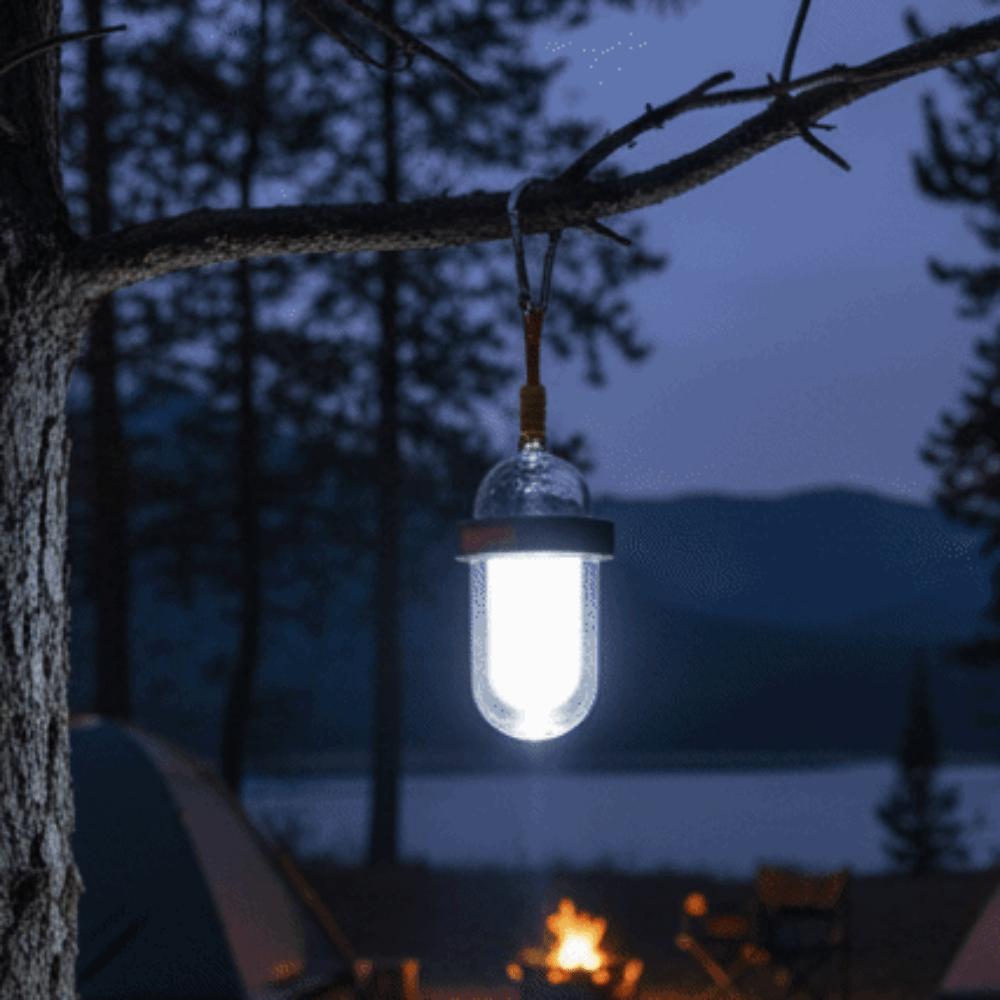 Waterproof Solar Camping Lantern Rechargeable LED Portable Camping Light Hiking