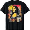 Abstract Graffiti Art Mona Lisa Back Printed T-Shirt(4)