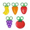 Colorful Kids' Round-Head Craft Scissors with Magnetic Closure