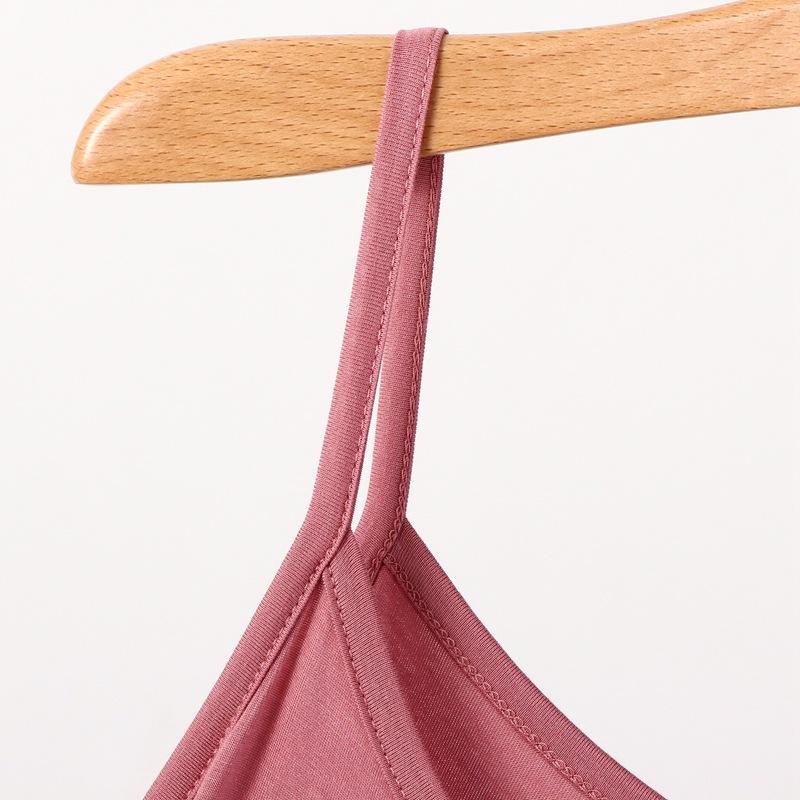 Καλοκαιρινό γυναικείο αμάνικο φόρεμα καμισόλε σε συν μέγεθος χαλαρό casual εσωτερικό μακρύ κάτω φόρεμα