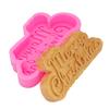 Merry & Happy Christmas Greeting Card Silicone Mold for Handmade Soap and Scented Candle