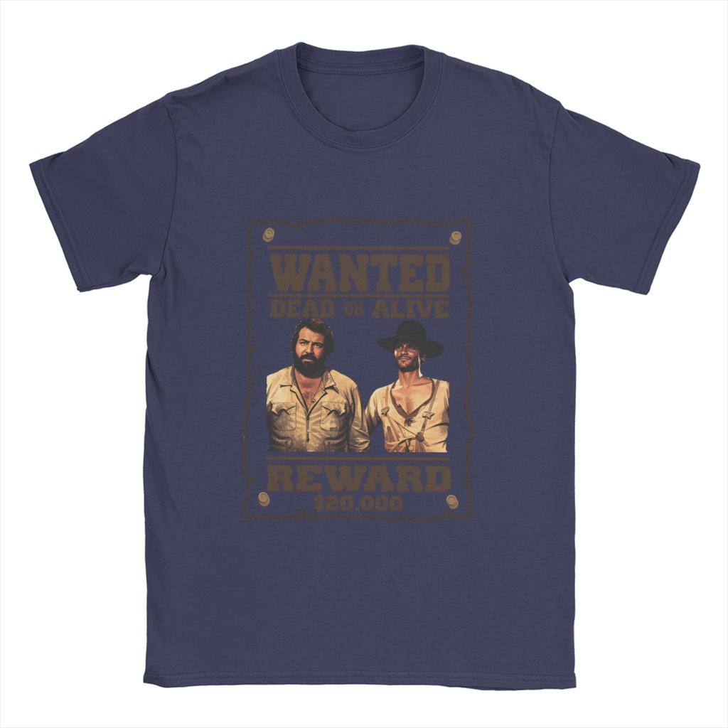 Unisex Humor Bud Spencer And Terence Hill T Shirts Cotton Clothes Novelty Short Sleeve Round Collar Tees Birthday Gift TShirt