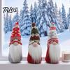 Hanging Ornaments for Bedroom Living Room Faceless Gnome Plush Doll, Decorative Dwarf Doll with Kitted Hat, Festive Atmosphere Decorations Home