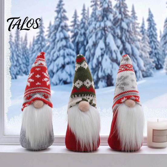 Hanging Ornaments for Bedroom Living Room Faceless Gnome Plush Doll, Decorative Dwarf Doll with Kitted Hat, Festive Atmosphere Decorations Home