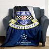Eastleigh Fc Print Flannel Blanket High Quality Warm Comfortable Cover for All Seasons Perfect for Gifts Home Decor