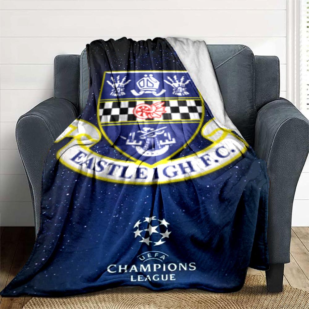 Eastleigh Fc Print Flannel Blanket High Quality Warm Comfortable Cover for All Seasons Perfect for Gifts Home Decor