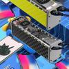 LED Illuminateds 45WPD Fast Charge Battery Case 8x18650 Holder Transparents ABS No Soldering