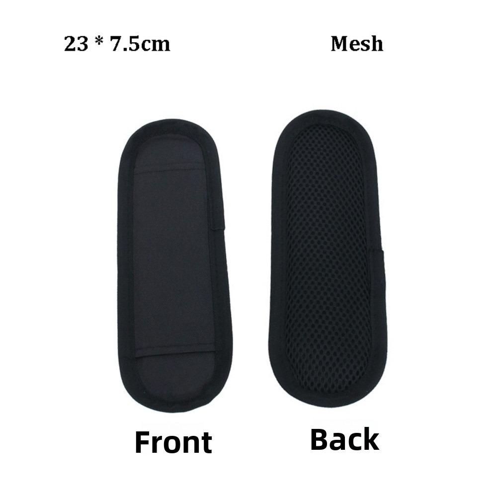 New Detachable Breathable Shoulder Strap Pad Decompression Black Outdoor Non Slip Cushion Shoulder Strap Pad