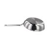 Efficient 316 Stainless Steel Egg Pan for Frying and Melting Compact Design for Single Servings and Easy Storage