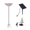 3-Tier Bird Bath with Bird Feeder for Outdoor Garden