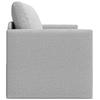 Sofa Bed Cloud Grey 124 X 71 X 78 Cm Fabric