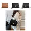 Elegant Pu Leather Medium Sized Woven Square Handbag For Women With Daily Casual Style