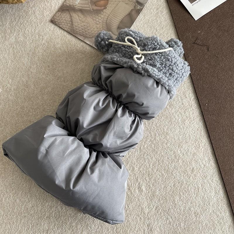Womens Winter Fleece-Lined Knit Leg Warmers With Lace Trim Pom Poms Mid-Calf Stylish Socks Teens Adults