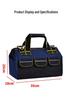 Multifunctional Wear-Resistant Handheld Electrician Tool Bag - Durable Canvas Crossbody with Thickened Oxford Cloth for Repair and Installation.