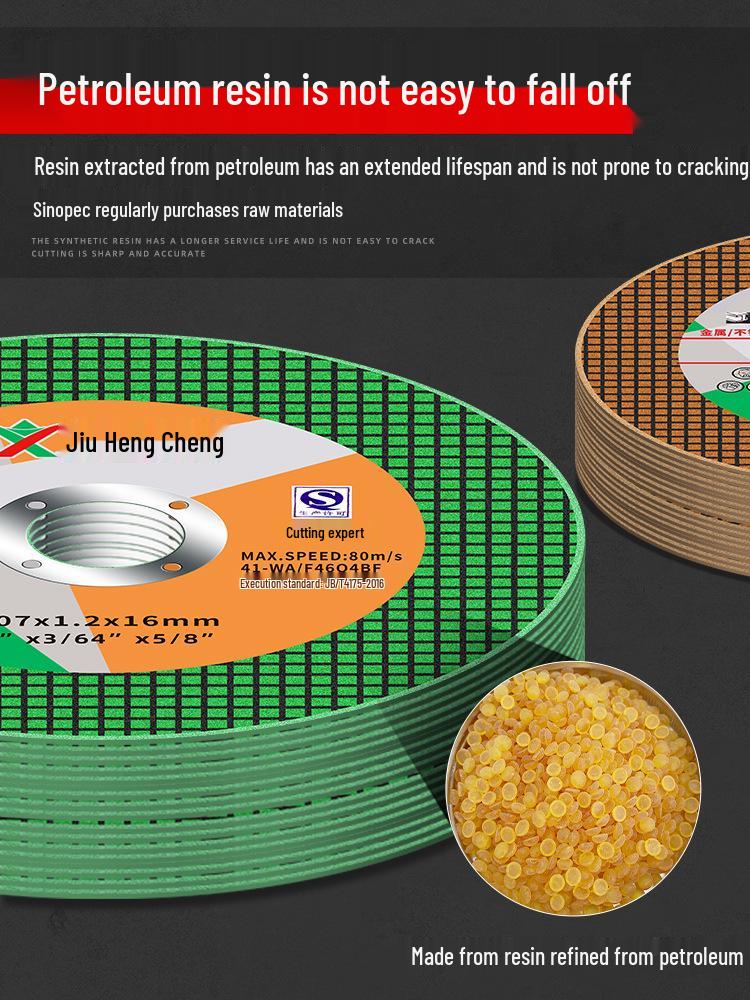Ultra-Thin Stainless Steel Resin Cutting Disc and Polishing Wheel for Handheld Angle Grinders