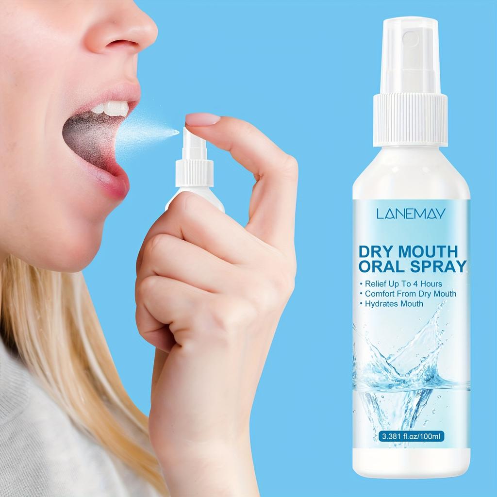 Dry Mouth Oral Spray - Instant Hydration for Dry Mouth, Long-Lasting Refresh Breath, Supports Oral Health - Breath Freshener & Dry Mouth Care