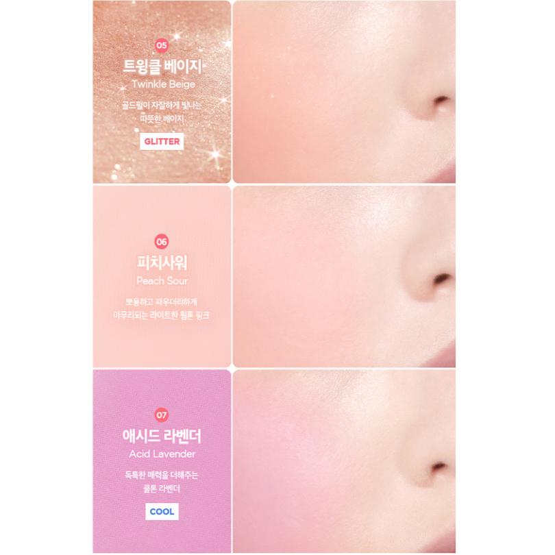 The Face Shop Fard à Joues Coussin Pastel 5g 7 Couleurs