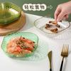 Household Spit Bone Saucer Hot Phnom Penh Dining Table Bone Saucer Plastic Pe Snack Plate Fruit Pastry Plate Garbage Residue Plate