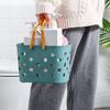 Plastic College Dorm Organizer Large Capacity Drainage Toiletry Basket New Shower Basket