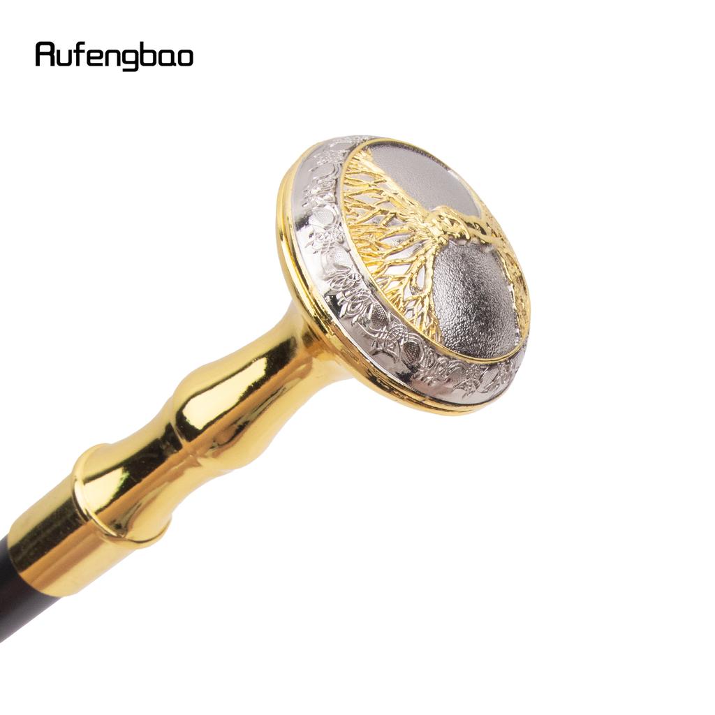 Tree Root Totem Relief Walking Cane Fashion Walking Stick Gentleman Crosier Knob Walking Stick 94cm