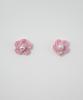 Merrymotive Spring Flower Pearl Earring (Pink)