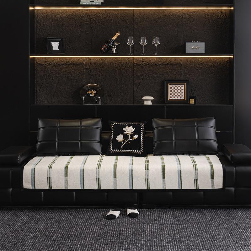 Light Luxury Sofa Cushion, Universal Seat Cushion For All Seasons, Non-Slip, Simple And Modern High-End Chenille Sofa Cushion Cover