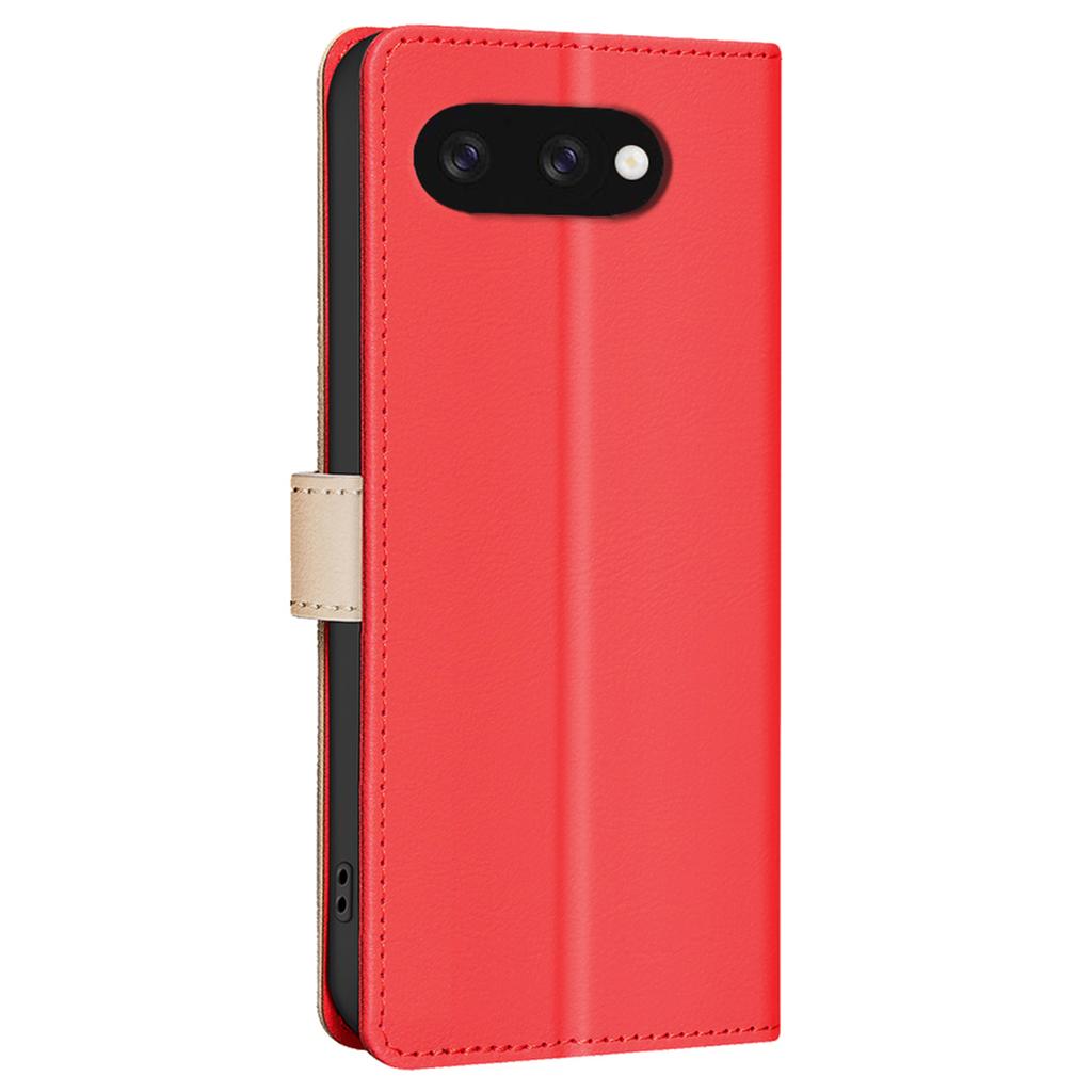 BINFEN COLOR BF33 für Google Pixel 9a Lederhülle Spleißfarbe RFID-Blockierung