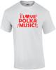 I Love Polk Music T-Shirt Unisex T-Shirt