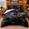 Alien Xenomorph Pattern Bedding 3Pcs Set Bed Sheet And Pillowcases For Indoor Bedroom