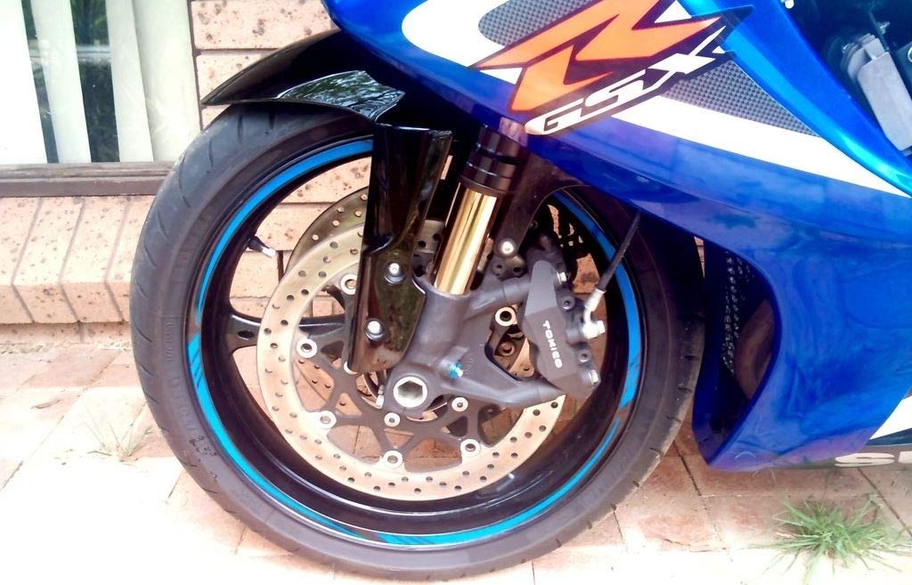 AxxL Motorcycle 17" Custom Rim Sticker for STD2 Models (Green)