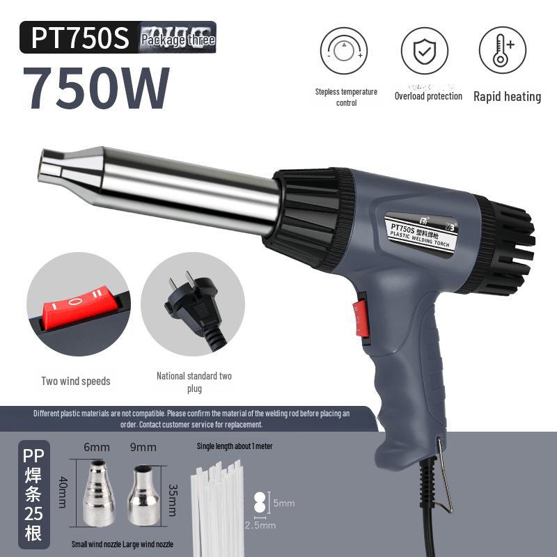 Hanbang Thermostatic Hot Air Gun and Plastic Welding Tool for Car Bumpers and Household Use