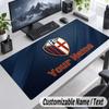 Custom Name Text Mouse Pad Bologna FC Personalized Desk Pad For Work And Gaming