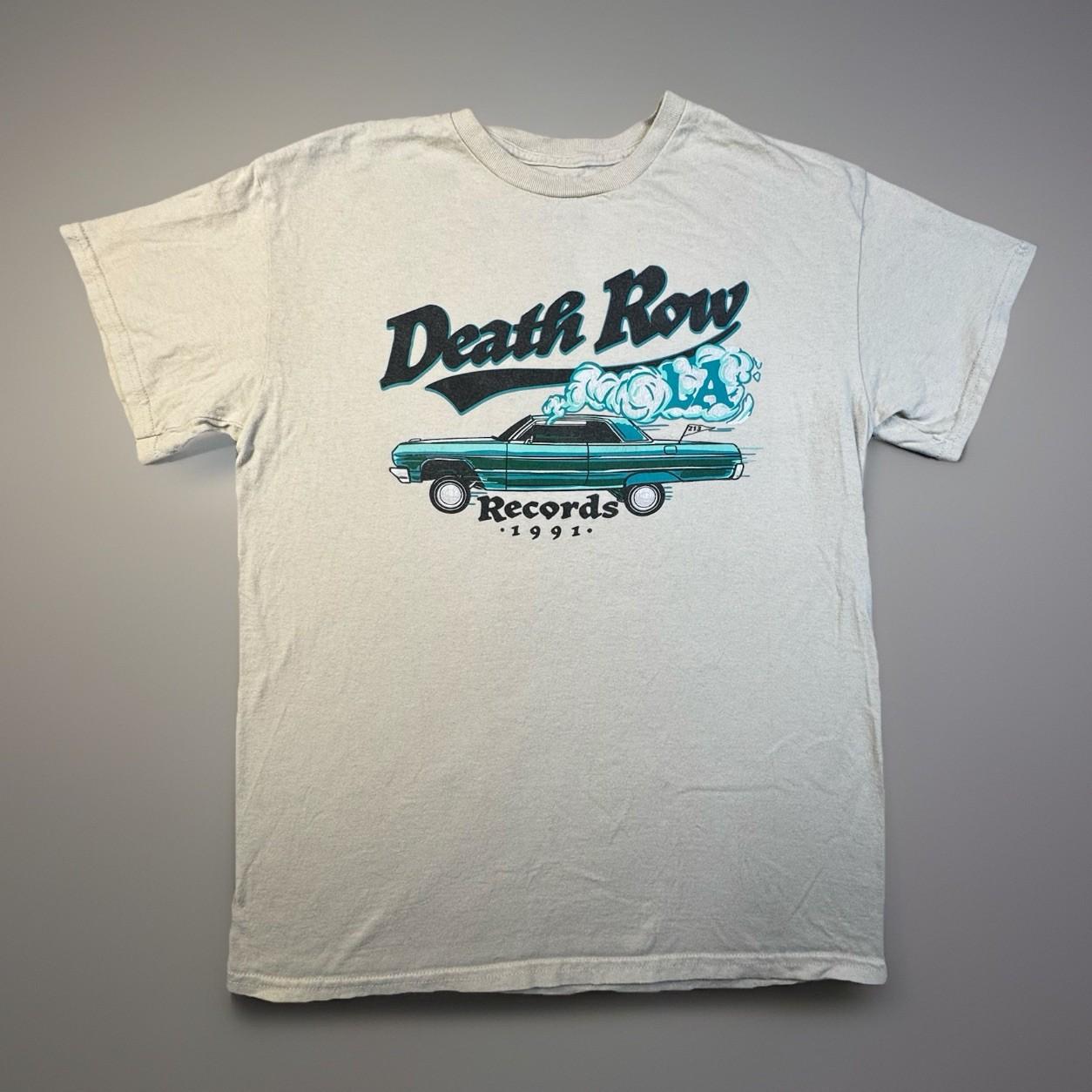 Death Row Records T Shirt Adult M Beige Rap Hip Hop Lowrider Graphic Tee -278 Unisex T-Shirt XXL