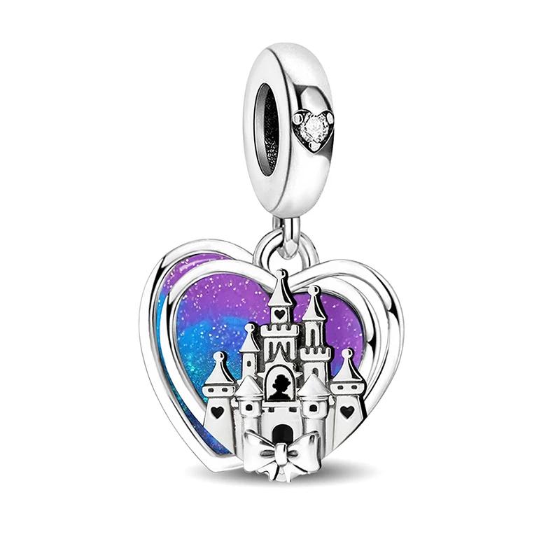 Copper Polar Bear Snow House Hedgehog Winter Series Charm Bead Fit Diy Bracelet Making Gift Of High Quality Jewelry