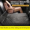 Foldable Bed for Car Backseat Faux Leather Travel Mattress, No Need for Inflation, Perfect for Comfortable Road Trips